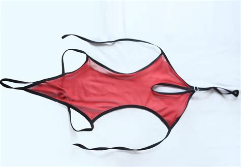 FASHION CARE 2U L1667 1 Sexy Red Sheer Teddy Lingerie Sleepwear