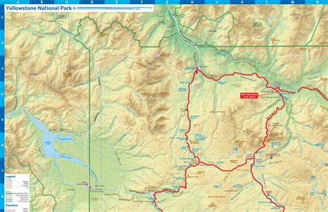 Yellowstone National Park Planning Map Lonely Planet Travel Guide