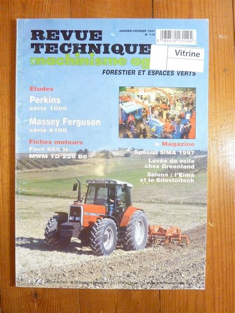 Amazon Fr Rtma Machinisme Agricole Serie A Revue