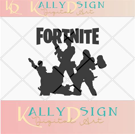 Fortnite Svgprintable Svg Battle Royale Svg Video Games Etsy