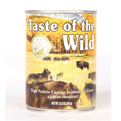 Taste Of The Wild Wet Dog Food High Prairie Canine 375gr Buy Best