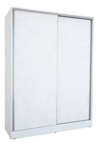 Ropero Mosconi Nature 2 Ptas Color Blanco De Mdf Con 2 Puertas