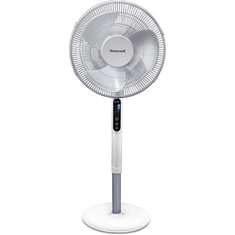 Honeywell Advanced QuietSet White Pedestal Fan 16 Inch Wilko