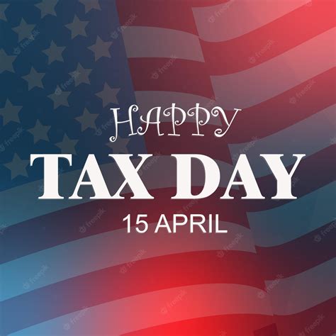 Premium Vector Tax Background Over Red Background Happy Tax Day Modern Vector Background