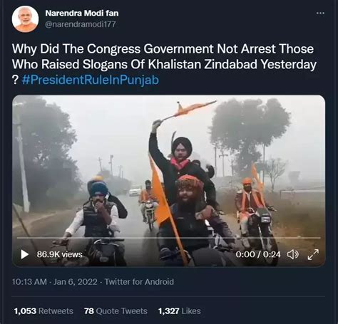 Unrelated Pro Khalistan Video Falsely Linked To Pm Modi S Punjab Visit প্রধানমন্ত্রী মোদীর