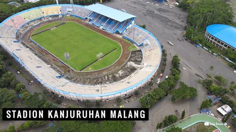 Drone View Stadion Kanjuruhan Di Kota Kepanjen Malang Jawa Timur