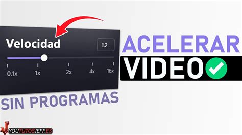 Como ACELERAR Un VIDEO Sin Programas Cambiar VELOCIDAD De Video YouTube