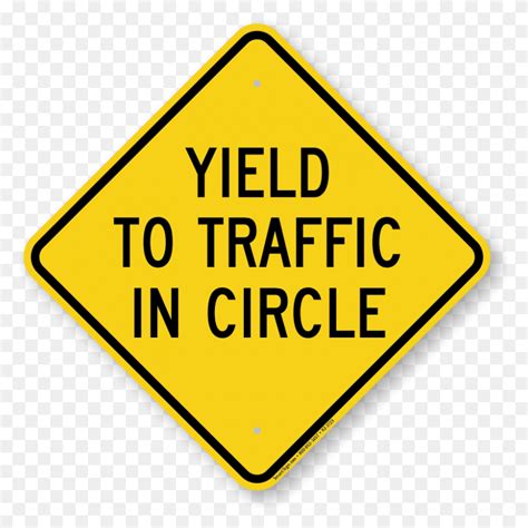 Roundabout Signs - Yield Sign PNG - FlyClipart