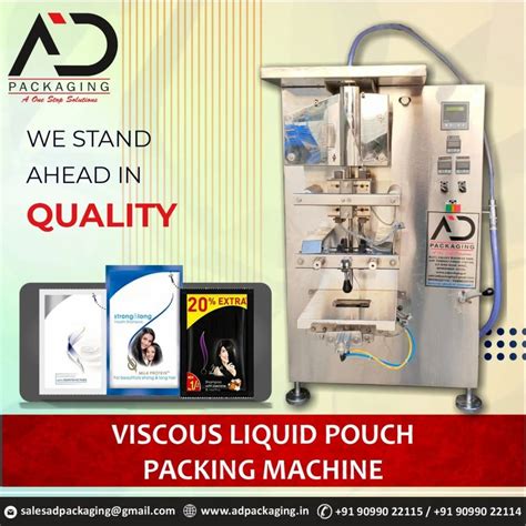 Automatic Shampoo Pouch Packing Machine 2 KW Ad At Rs 198000 In Ahmedabad