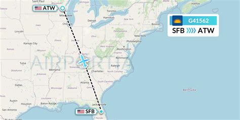 G41562 Flight Status Allegiant Air Orlando To Appleton AAY1562