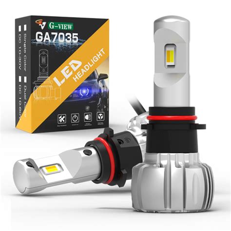 Gview High Power GA7035 H11 All In One Fanless LED Headlight Bulb 6000K