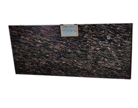 Polished Brazil Brown Granite Slab For Flooring Thickness Mm At