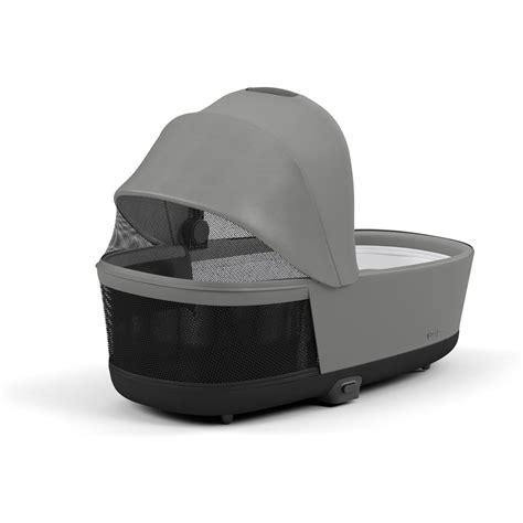 Люлька Cybex Priam Lux Mirage Grey + Текстиль для прогулянкового блоку ...