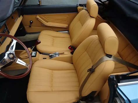 Seat Covers Leather 79 85 Fiat 124 Spider Spider Point