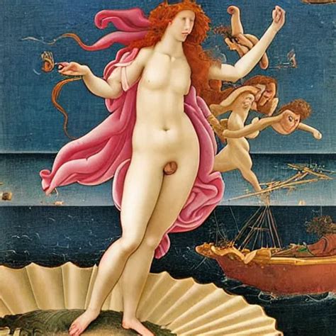 A Frame From A Live Action Movie By Birth Of Venus By Stable Diffusion