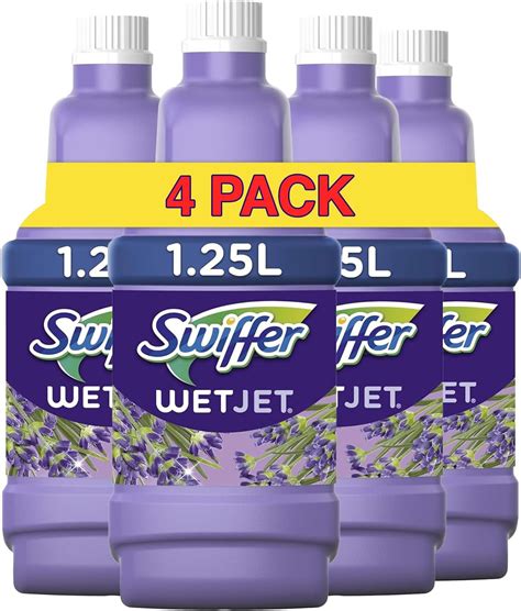 Swiffer WetJet Multi Surfaces Solution Nettoyante Lavande 5L 4x1 25L