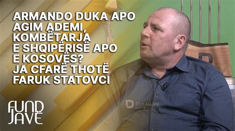 Armando Duka apo Agim Ademi Kombëtarja e Shqipërisë apo e Kosovës Ja