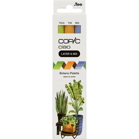 Copic Marker Ciao Layer Mix Set Stk Botanic Tegne No