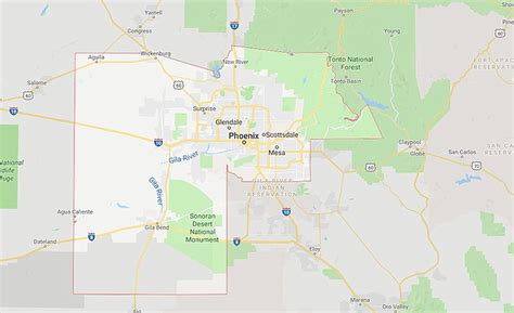 Maricopa County Map