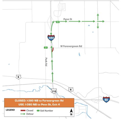 Late Night Closures Through Aug 11 At I 80 I 380 Intersection Iowa Now The University Of Iowa