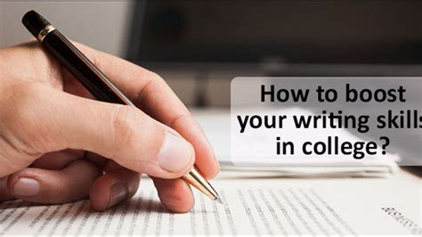 Effective Tips To Improve Writing Skills College