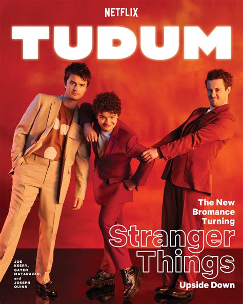 Joe Keery Gaten Matarazzo And Joseph Quinn Netflix Tudum Cover 2022 Joseph Quinn Photo