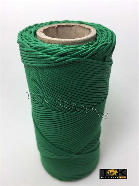 Cordão Encerado Algodão 2mm VERDE BANDEIRA Elo7