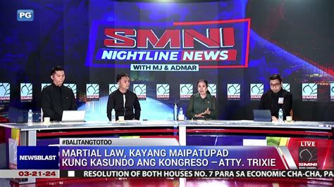 Martial Law Kayang Maipatupad Kung Kasundo Ang Kongreso Atty Trixie