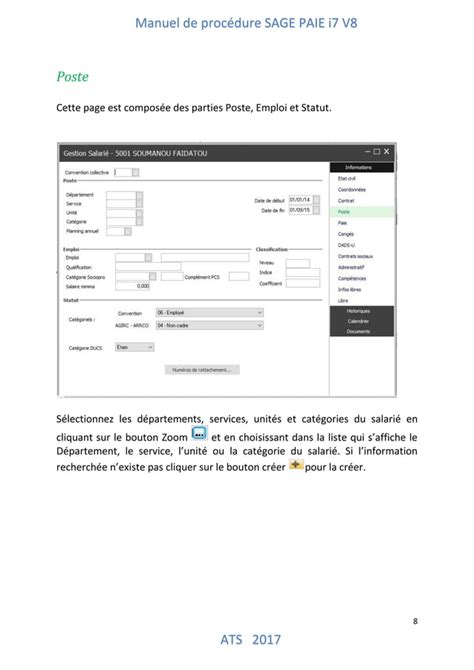 Manuel De Procedure Sage Paie I V Pdf