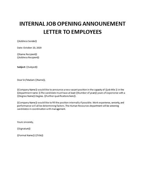 Employee Referral Program Letter