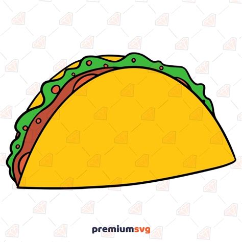 Taco SVG & Clipart Cut Files | PremiumSVG