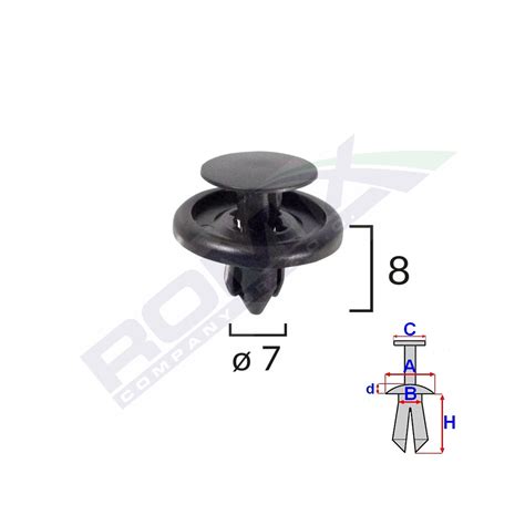 Set 10 Bucati Clipsuri Fixare ROMIX B22090 Pentru Toyota Citroen