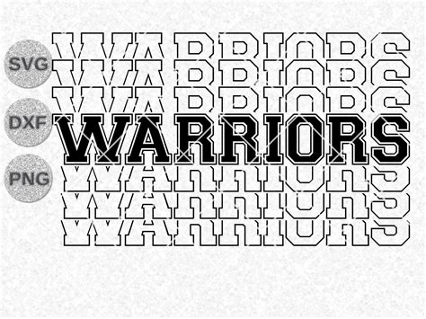 Warriors Svg Warriors Fan Svg Dxf Shirt Png T Shirts Etsy Australia