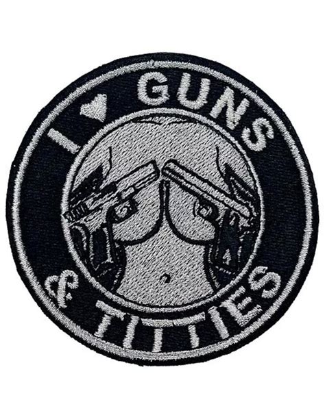 Custom Patch Canada I Love Guns Titties Patch Surplus Militaire