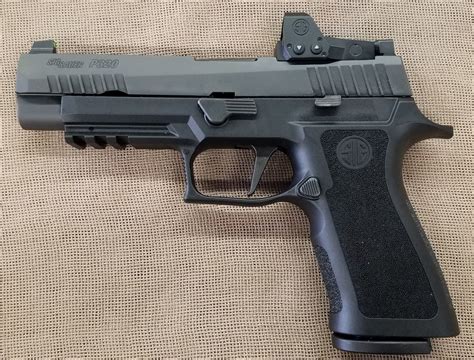 Sig Sauer P320x Pro 9mm W Romeo Red Dot Sight 17 1 Capacity Saddle Rock Armory