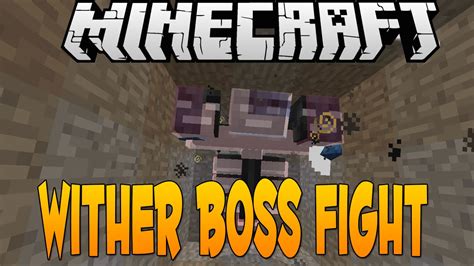 Wither Boss Fight Ep07 Minecraft Beta Pack 1710 Youtube