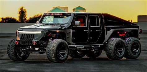 2022 Jeep Gladiator Oculus Tron 6x6 Is A Custom-Built Behemoth