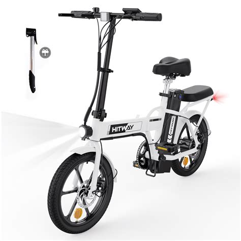 Bicicleta Electrica Hitway Aliaj Aluminiu 16 Inchi Alb EMAG Ro