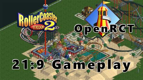 OpenRCT2 RollerCoaster Tycoon 2 Open Source Project 21 9 Gameplay