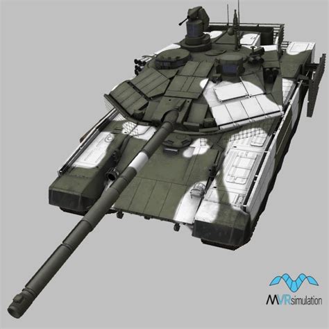 T-90M.RU.winter 3D Model | MVRsimulation