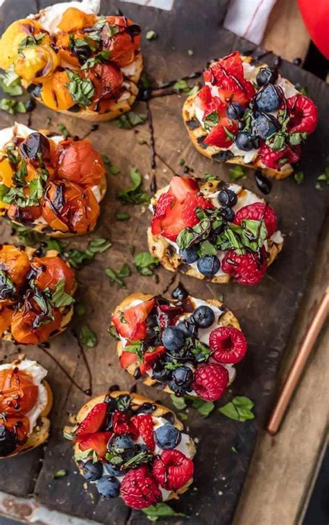 Whipped Goat Cheese Bruschetta Triple Berry And Caprese Versions Artofit