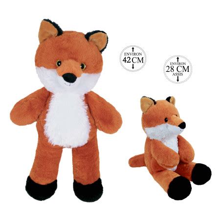 PELUCHE RENARD 42CM