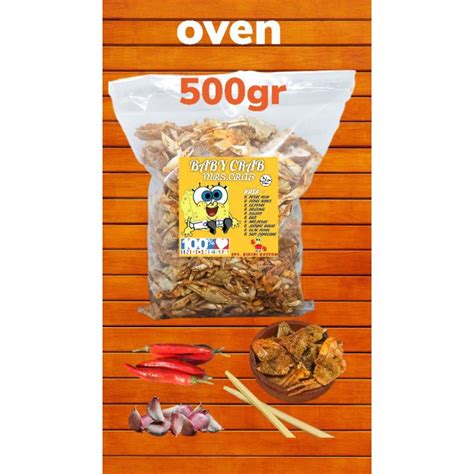 Jual Baby Crab 500gr Kepiting Kriuk Kiloan Halal Kemasan Hemat