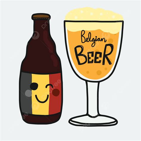 Cerveza Belga Cartoon Ilustraci N Vectorial Lager Vector Brown Vector