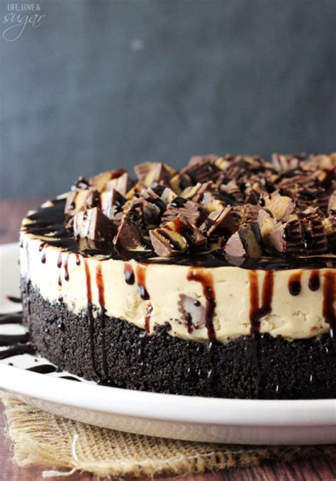 No Bake Reeses Peanut Butter Cheesecake Sweet Tooth Girl