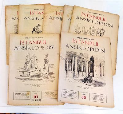 İstanbul Ansiklopedisi Reşad Ekrem Koçu Cilt 3 12 Fasikül Tam Seri