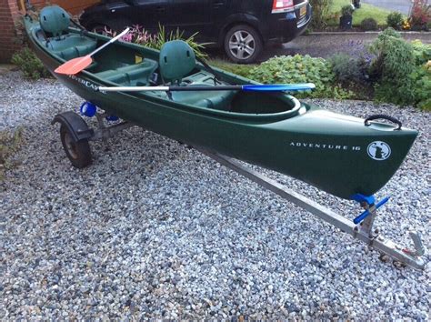 Mad River Adventure Canoe And Galvanised Trailer In Exeter Devon