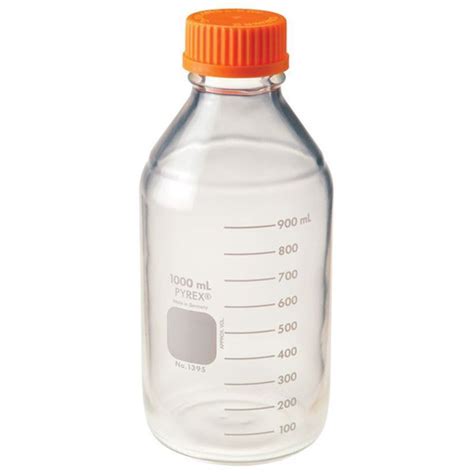 Pyrex® Media Bottle Borosilicate Glass 500ml Gl45 Cap Case10