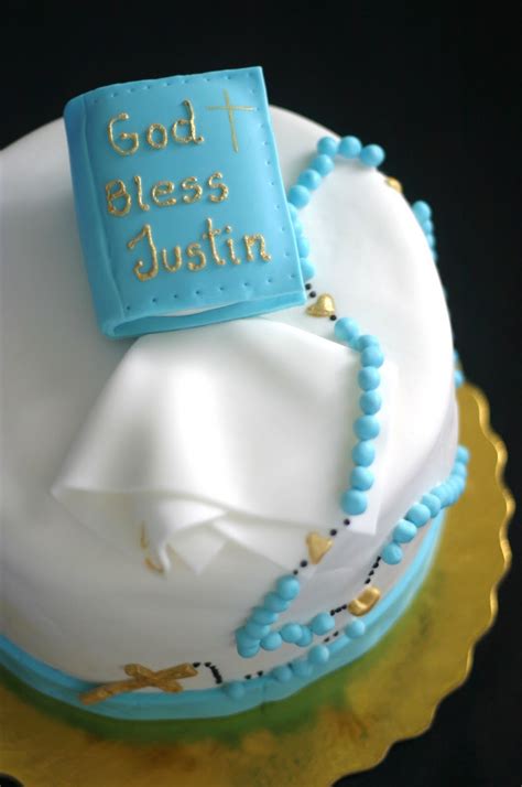 Pink Little Cake First Communion Cake