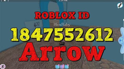 Arrow Roblox Song Codes Youtube